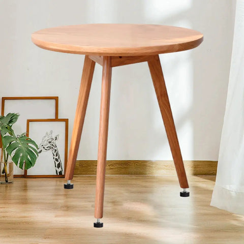 Wooden table with 4 Pack Adjustable Rubber Feet for Furniture With Screw In Design Heavy Duty Non Slip Table Leg Levelers