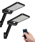 56 LED Solar Flood Light Pack Outdoor Security Motion Sensor Lights With Remote 3 Lighting Modes for Backyard Garden Garage