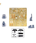 XA2D Skyshark 1 To 48 Scale Advanced Model Kit With 203 Plastic Parts 83 Photoetched Parts And 5 Resin Parts - detailed components