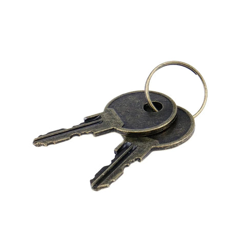 Heavy Duty Zinc Alloy Cabinet Drawer Lock With Antique Bronze Finish, Includes Secure Keys, Child Safe Furniture Hardware for Kitchen Pullout Drawers.