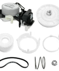 Beefed Up Washer Shift Actuator Kit With Pulley Clutch Assembly And Drive Belt, Durable ABS Metal Construction, Compatible With Whirlpool Maytag Amana Kenmore Washers Replaces PS10057144