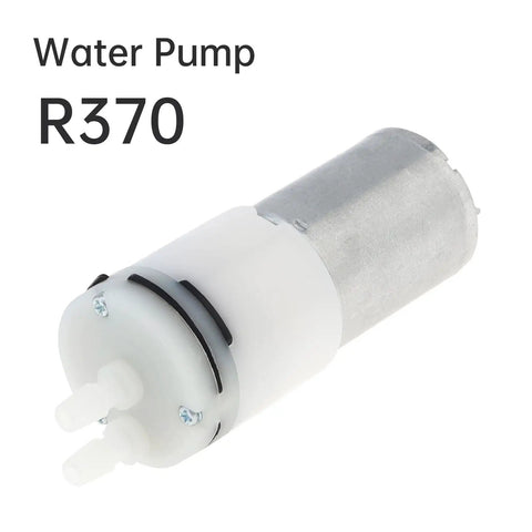 Two Pack R370 Micro Water Pump Motor With 3.7V DC Power, Tiny Suction Diaphragm Pump, compact design