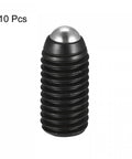 Ball Point Set Screws M12 X 25mm High Carbon Steel Hex Socket Grub Screws With Spring Ball Plunger 10 Pack displayed