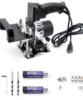Heavy Duty Mortising Jig And Loose Tenon Joinery Kit With Easy Adjust Slotting Bracket For Router Based Woodworking with tools.