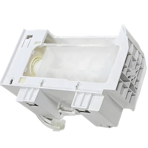 Replacement Ice Maker Assembly For W10873791 Fits W10760070 W10798411 W10847507 W11130444 W11646278 DIY Friendly Easy Install Ice Machine Kit For Refrigerator Accessories, white ABS