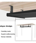 Beefy Keyboard Tray Slides 10 Inch Or 12 Inch With Ball Bearing Full Extension Drawer Runners installed under desk