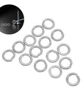 Premium Industrial Heavy Duty Split Lock Washers M10 Bright Silver Stainless Steel 100 Pack for bolts and screws