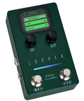 Close-up of 40 Slot Looper Guitar Pedal With 160 Minutes Loop Time Dual Footswitch Screen Stereo Output Fade Out USB Data Management