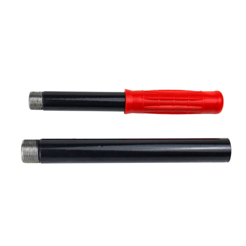 Pro Grade Ratchet Pipe Threader Kit With Six Dies One Quarter Inch Through One And A Quarter Inch Ergonomic Long Handle, pipe sections