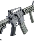 Colt Licensed M4 Style Spring Powered Airsoft Rifle with 20mm Rail System, realistic markings, no batteries needed, durable build