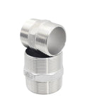Stainless Steel One And One Quarter Inch Male Threaded Hex Nipple SS304 Pipe Fitting For Brew Kit And Home Piping System Connector Coupler Adapter