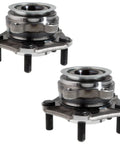 Front Wheel Hub And Bearing Assembly Set For 2015 2018 Chevrolet City Express And 2013 2019 Nissan NV200 Sentra OE Quality