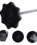 Spare Tire Hold-Down Bolt Kit For Cars - Universal Fit Wheel Clamp And Mounting Hardware with detailed close-up views
