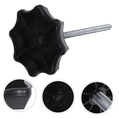 Spare Tire Hold-Down Bolt Kit For Cars - Universal Fit Wheel Clamp And Mounting Hardware with detailed close-up views