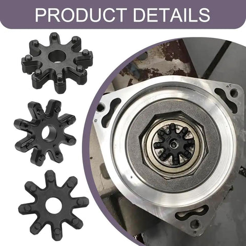 Top Tier Flexible Steering Coupler Cross Shaft Replacement With Rock Solid Fitment And Smooth Cruise Feel For Daily Drivers Road Ready Auto Shop Grade Parts 563152K000FFF, includes three black plastic couplers.