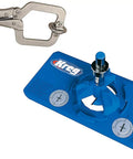 KHI Hinge Concealed Jig And KHC Premium Face Clamp Set Blue Pro Grade For DIY Woodworking Cabinets And Furniture