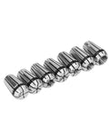7 Piece Spring Collet Set For Milling Machines And CNC Routers High Precision ER Collet Chuck Kit 1mm To 7mm Range