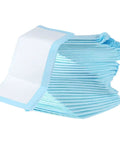 Stack of Heavy Duty 5 Layer Pee Pads For Adults And Kids 13X18 Extra Premium Plush Quilted Changing Underpads.