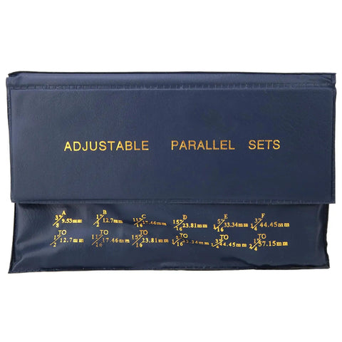 Six Piece Steel Adjustable Parallel Block Set With Micrometer Grade Adjustment And Three Eighths To Two And A Quarter Inch Range For Machinists And DIY Buffs Seeking Precise Milling And Grinding Tools