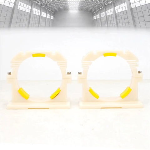 CO2 Laser Tube Holder For 80mm Diameter Tubes Flexible Plastic Mount With No Brainer Install And Rock Solid Support For 80W To 180W Glass Tube Laser Cutting Machines, front view