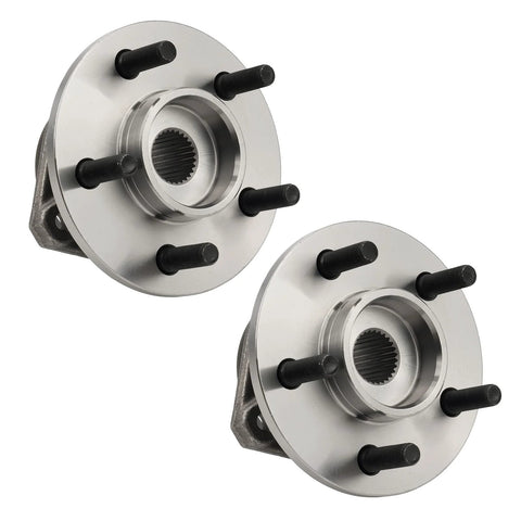 Front Wheel Bearing Hub Assembly 2 Pack For 1999-2006 Jeep Wrangler And 1999-2001 Cherokee, 5 Lug, OE-Quality Replacement