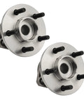 Front Wheel Bearing And Hub Assembly Replacement For Jeep Wrangler 1999 Through 2006 And Cherokee 1999 Through 2001 Two Piece 5 Lug Wheel Hub Set
