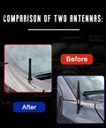 Flag Themed Car Truck Antenna With Valve Stem Caps Universal Mast Fits GM Chevy Silverado Ford F Series Denali Black