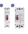 Pro Grade Rock Solid DC Circuit Breaker One Or Two Pole High Amp Solar Cell Protector RV Battery Isolator 12V To 120V MCCB with on/off switch