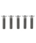 Top Shelf 5 Piece Set Of Grade 5 Titanium M6 Flat Countersunk Hex Socket Cap Bolts In Sleek Gold Finish designed for tough custom builds.
