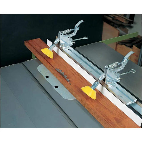 Board Buddies Yellow Pair Pro Grade For Table Saws And Router Tables Keep Even Pressure, Clockwise Wheels Prevent Kickback, Fully Adjustable Fence Mount Safety Accessory For Cleaner, Safer Woodworking