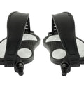 Exercise Bike Pedals With Adjustable Straps For Stationary Recumbent Bikes, One Half Inch Thread, Replacement Parts