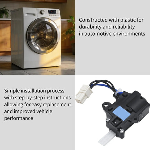 Washer Door Lock Switch Assembly Replacement 5304511338 for Frigidaire Washing Machine Replaces 17438000001615 AP6261624 PS12176462