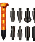 DIY Paintless Dent Repair Kit With 9 Heads Tap Down Pen For Small Dings And Hail Damage, dent removal tools with orange tap down pen