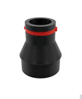Upgrade Your Shop Vibe With This Ultimate 2.25 Inch Vacuum Hose Adapter For Bosch Click And Clean Dust Collection System Featuring Locking Ring Secure Attachment For Miter Saw And Workshop Use - black plastic fitting.
