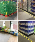 Beefy Heavy-Duty Plastic Pallet For Industrial Warehouse Storage Moisture-Resistant Cargo Platform 60x40x12 Cm Red 2 Pack Durable Stackable Design