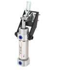 Tested Pro Pneumatic Hold Down Clamp Delivers 50kg Clamping Force with robust metal construction and air cylinder for workshop use.