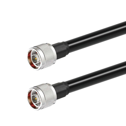 N Type Male To N Type Male ALSR400 Low Loss Extension Cable 9.8 Feet For Outdoor 4G LTE 5G Cellular Antenna, WiFi Antenna