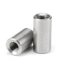 304 Stainless Steel Internal Threaded Dowel Pins Set showing two parallel locating pins with single hole