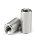 Solid 304 Stainless Steel Internal Thread Dowel Pin Set With Assorted Size Mix M2.5 To M8, showing two pins with internal threads.