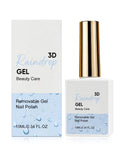 3D Raindrop Gel Polish With Ultra Gloss Wet Look Top Coat For Lifelike Dew Drops And Embossed Nail Art bottle and box