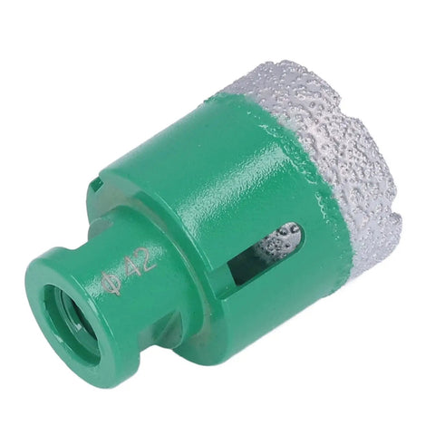 Grab This Pro FTVOGUE Hole Saw Set M14 Drill Bit Kit For Glass And Tile With A Tough Coating For Smooth, Clean Cuts On Marble And Stone Tiles Perfect For Fast Repairs And DIY Home Projects That Need Serious Grit. M14 42mm diamond hole saw bit for glass and tile