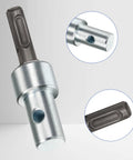 Heavy Duty 3/4 Inch Garden Earth Auger Drill Adapter With 2 Slot Shank, 4.1 Inch Overall Length, Hardened Steel Construction