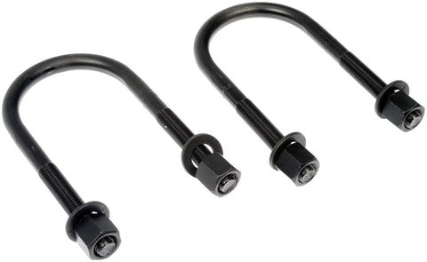Dodge W150 Front Leaf Spring Axle U-Bolt Kit - Heavy-Duty OE Replacement For 1977 To 1993 Trucks Front End U-Bolt Set