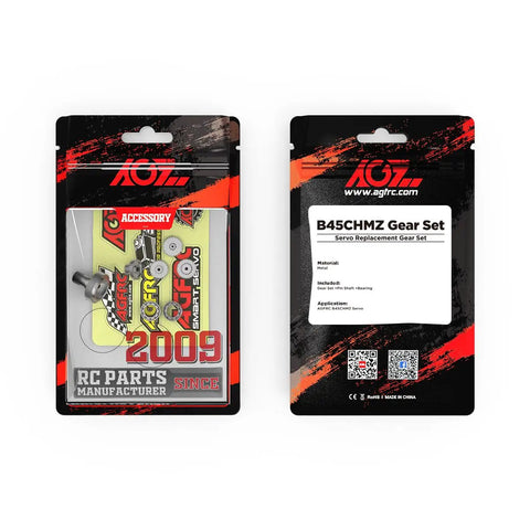 Badass Titanium Metal Gear Upgrade Kit For B44BLS V2 RC Servo Paired With Precision Bearings Waterproof Seal And Shaft Pins Rock Solid Heavy Duty Build Killer Performance Drop In Replacement Parts