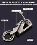 2 Pack Infinity Lighter With 3 In 1 Multitool Keychain Bottle Opener And Reusable Waterproof Matches on keychain