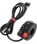 Motorcycle Handlebar Switch With Multi Function Controls For Electric Bikes And Scooters Ride Ready Mount Durable ABS