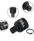 Heavy Duty 3/8 Socket Drive Ratchet Rebuild Kit 42-06-1030 Straight Up Fix, black steel ratchet head with clips for cordless tools.