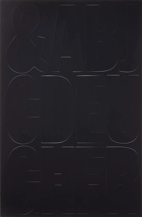 4-Inch Black Peel-And-Stick Vinyl Letters With Permanent Adhesive For Indoor And Outdoor Use Waterproof Sign Letters Display