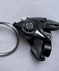 21 Speed Mountain Bike Shifter And Brake Lever Combo For MTB 3x7 Gear Trigger Shifter with brake cable on white background