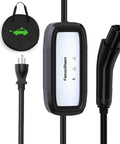 Tesla Level 1 Portable EV Charger 110V NACS Connector With 21ft Cable 15A NEMA 5-15 Plug, charging unit and cables